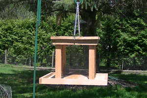 Flat Top Square Bird Feeder